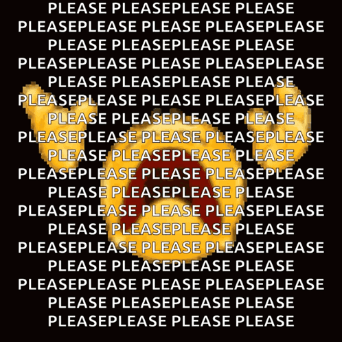 Teddy Bear Saying Please Repeatedly GIF