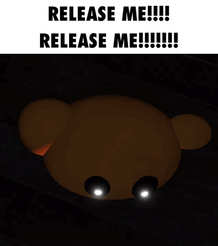 Teddy Bear Saying Release Me GIF