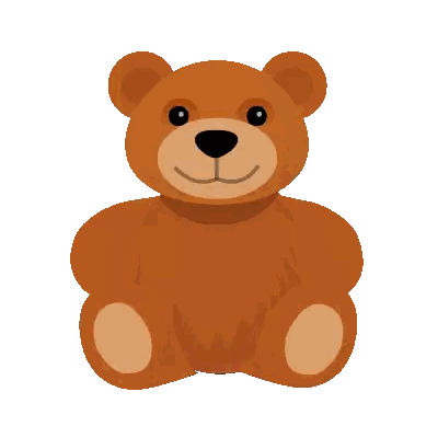 Teddy Bear Sitting on White Surface