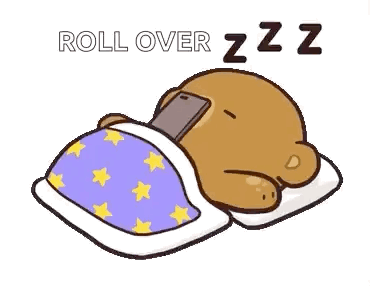 Teddy Bear Sleeping With Cell Phone in Mouth