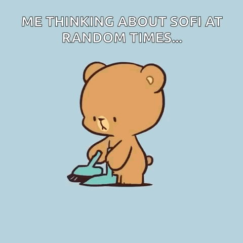 Teddy Bear Thinking About Sofi