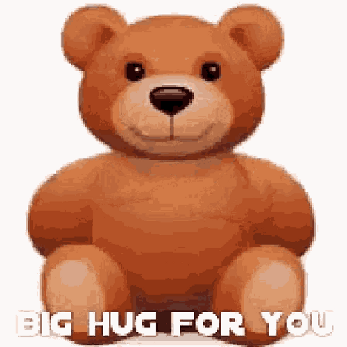 Teddy Bear Virtual Hug GIF