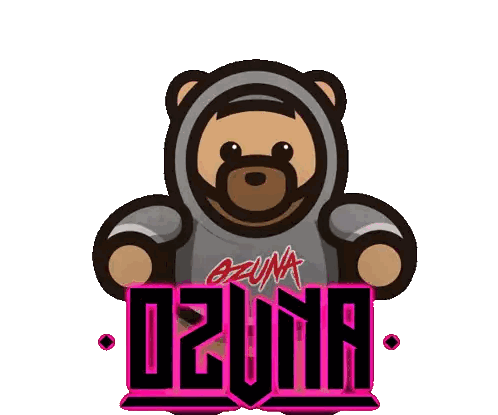 Teddy Bear Wearing Ozuna Hoodie