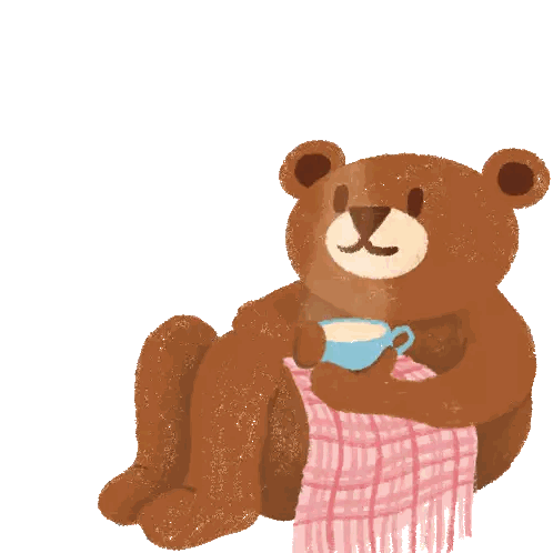 Teddy Bear With Cocoa Cup Happy Cocoa Day