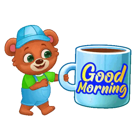 Teddy Bear With Good Morning Cup