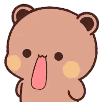 Teddy Bear With Pink Tongue