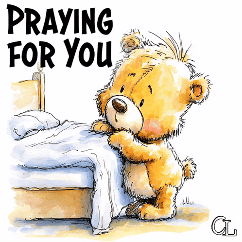Teddy Bear With Praying For You