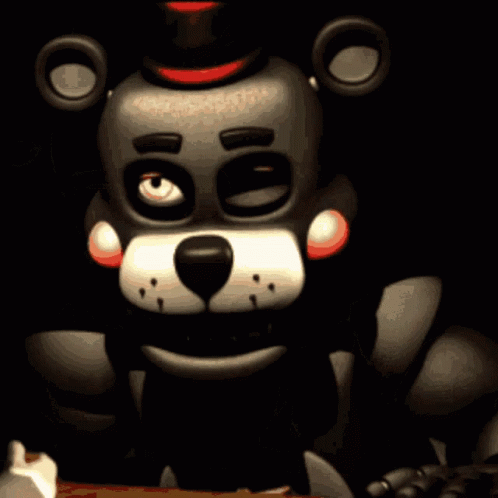 Teddy Bear With Red Bow Tie And Star GIF