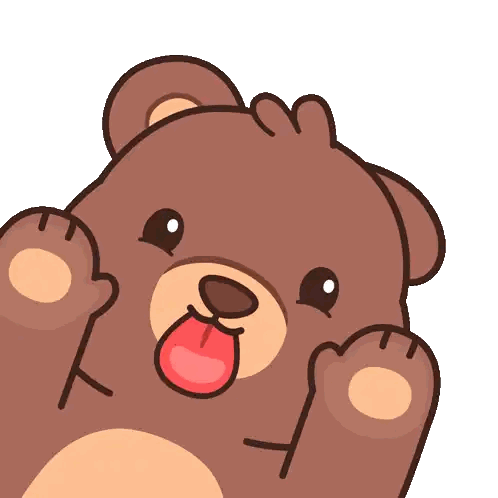 Teddy Bear with Tongue Out