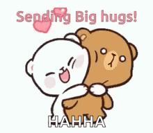 Teddy Bears Hugging GIF