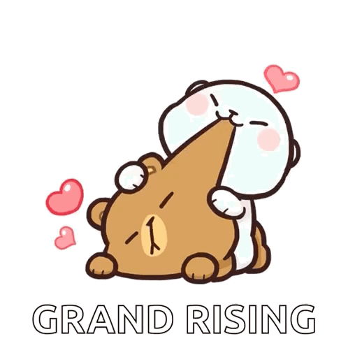 Teddy Bears Hugging Grand Rising