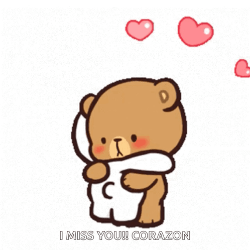 Teddy Bears Hugging I Miss You