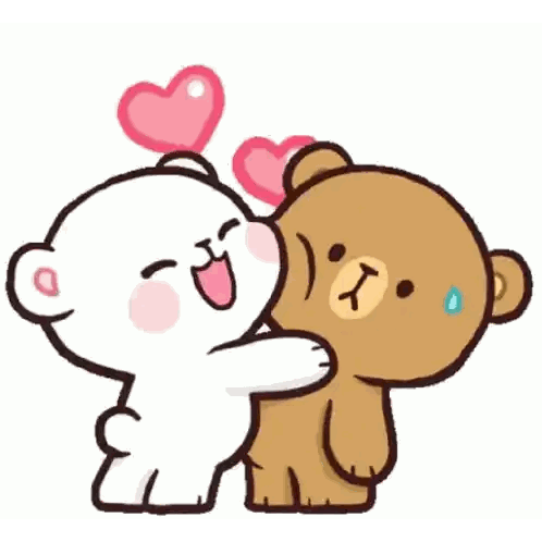 Teddy Bears Hugging