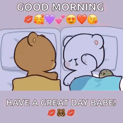 Teddy Bears in Bed Good Morning