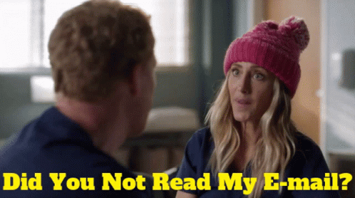 Teddy Grey's Anatomy Did You Not Read My Mail GIF