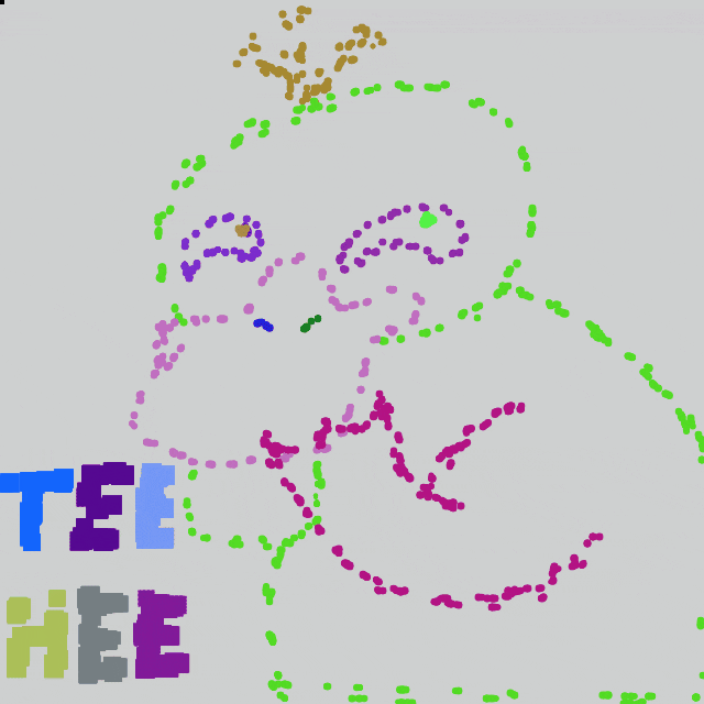 Tee Hee Psyduck Moving Animated Art GIF