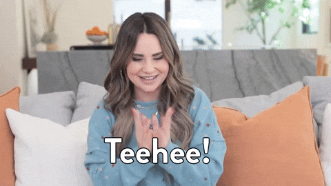 Tee Hee Rosanna Pansino GIF