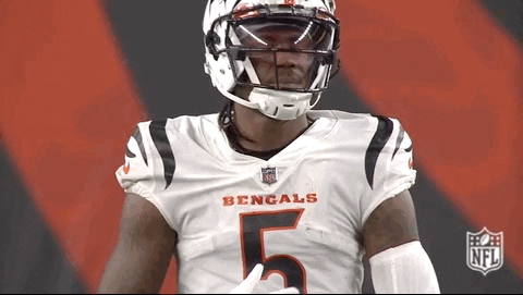 Tee Higgins Head Shake GIF