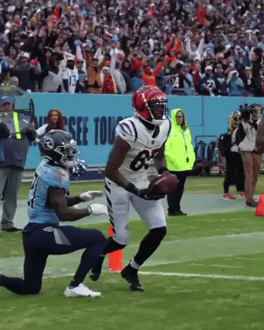 Tee Higgins Head Tap GIF