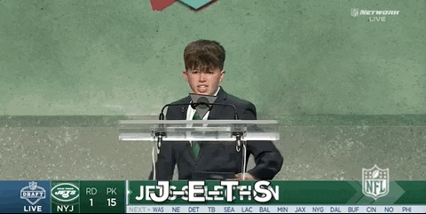 Teen Enthusiastic Announcement For Jets GIF