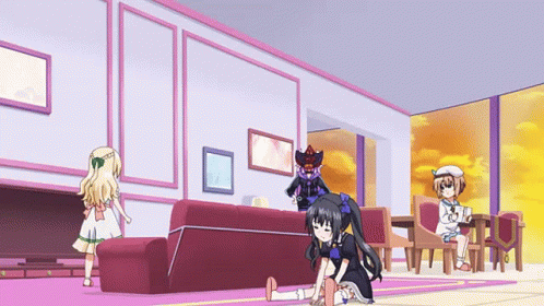 Teen Neptune Costume Transform GIF