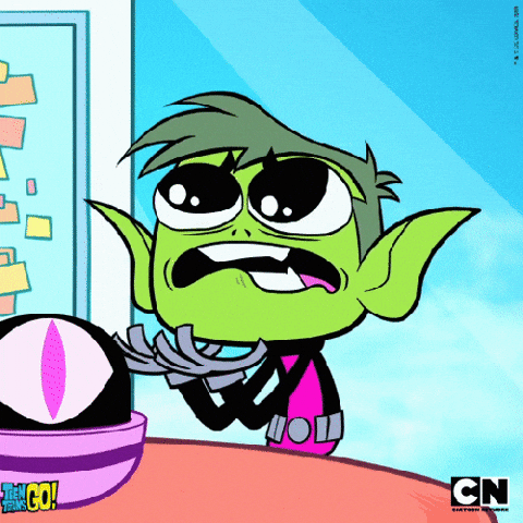 Teen Titans Go Beast Boy Cried Broke His Teeth GIF
