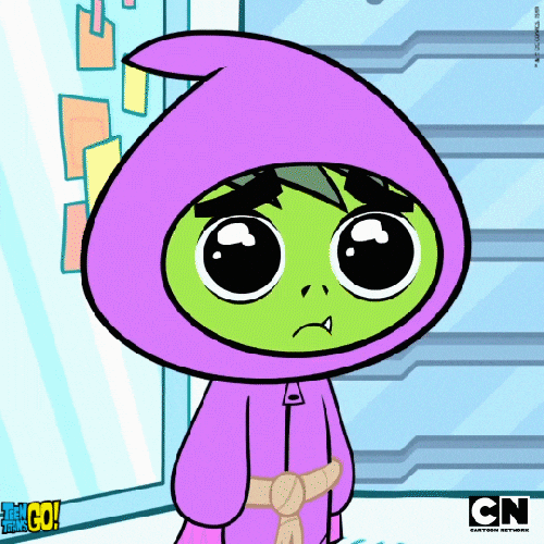 Teen Titans Go Broken Hearted Beast Boy GIF