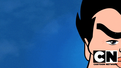 Teen Titans Go Handsome Robin Flexing Eyebrows GIF