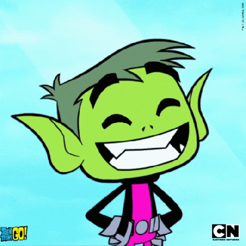 Teen Titans Go Laughing Beast Boy GIF