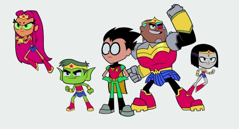 Teen Titans Go Ready To Save GIF