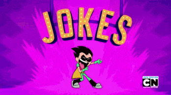 Teen Titans Go Robin Laughed Hard GIF