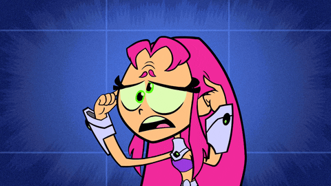 Teen Titans Go Starfire Must've Gone Crazy GIF