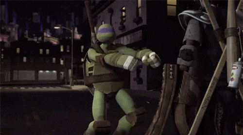 Teenage Mutant Ninja Turtle Donatello Dancing Lively GIF