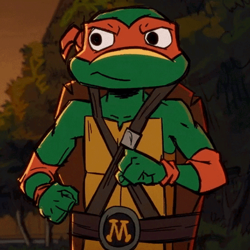 Teenage Mutant Ninja Turtle Says Bingo GIF
