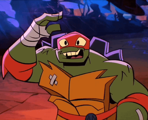 Teenage Mutant Ninja Turtle With Bandage GIF