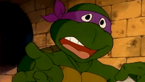 Teenage Mutant Ninja Turtle With Purple Headband