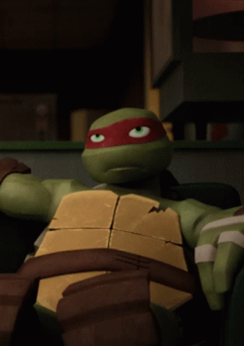 Teenage Mutant Ninja Turtle With Red Bandana GIF