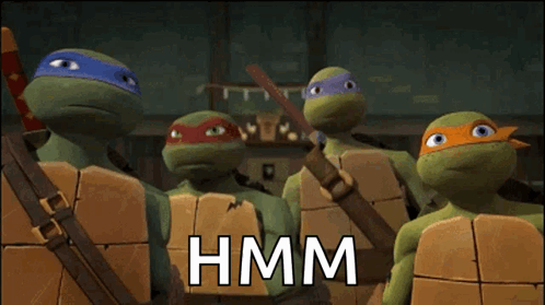 Teenage Mutant Ninja Turtles Hmm