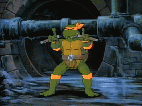 Teenage Mutant Ninja Turtles Standing By TV GIF