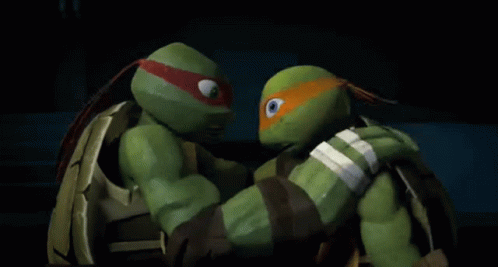 Teenage Mutant Ninja Turtles Standing Together