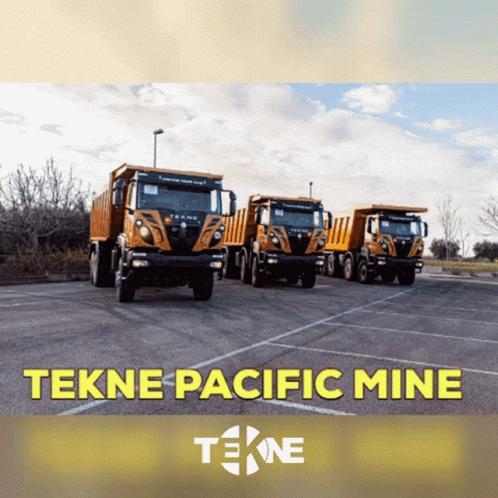 Tekne Pacific Mine Dump Trucks GIF