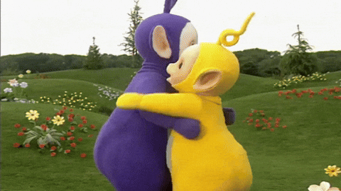 Teletubbies Besties Loving Hug GIF