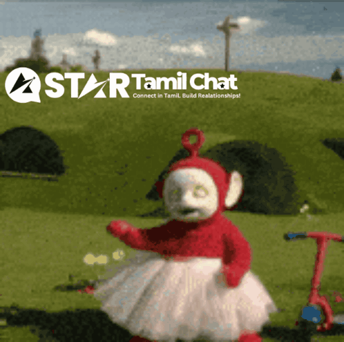 Teletubbies Character In Star Tamil Chat Ad GIF