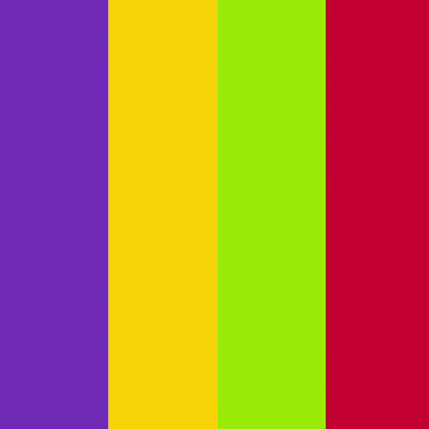Teletubbies Colorful Background 25th Celebration GIF