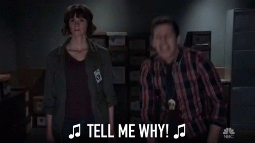 Tell Me Why Brooklyn Nine Nine Jake Peralta GIF