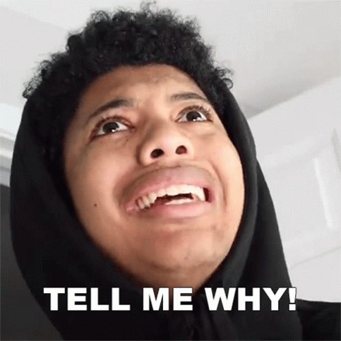 Tell Me Why Man Closeup GIF