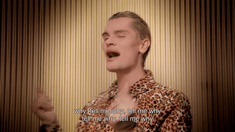 Tell Me Why Man Singing GIF