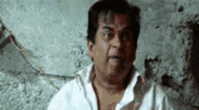 Telugu Actor Brahmanandam Angry GIF