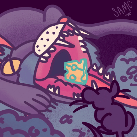 Tempting To Get Food From Crocodile's Mouth GIF