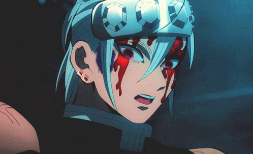 Tengen Uzui Bloody Face GIF
